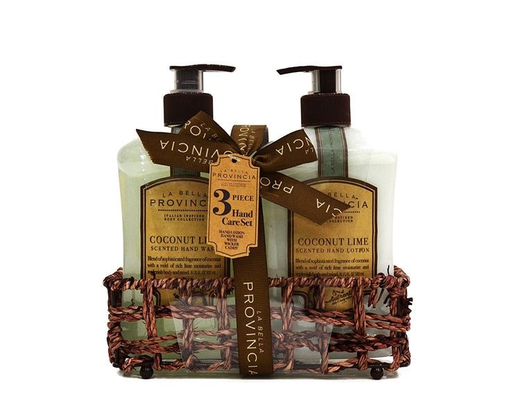 La Bella Provincia Coconut Lime 3 Piece Hand Care Set