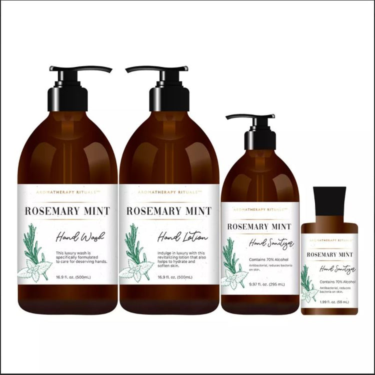 Aromatherapy Rituals Rosemary Mint 5 Piece Caddy Set