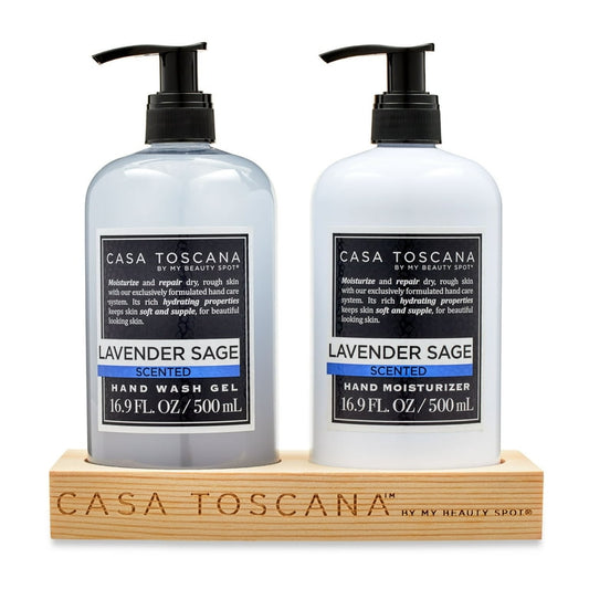 Casa Toscana Lavender Sage 3 Piece Hand Care Set