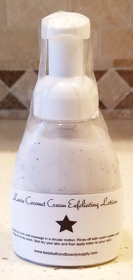 Lexie Coconut Cream Exfoliating Lotion - Lexie Bath and Beauty Supply