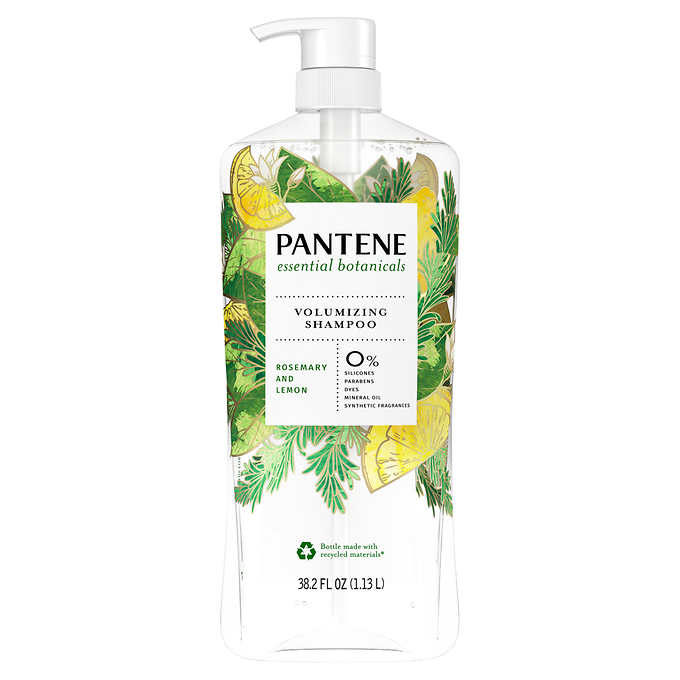Rosemary Mint Oil and Lemon Essential Oils by Pantene Shampoo